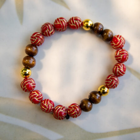 Earth Fire and Gold Bracelet