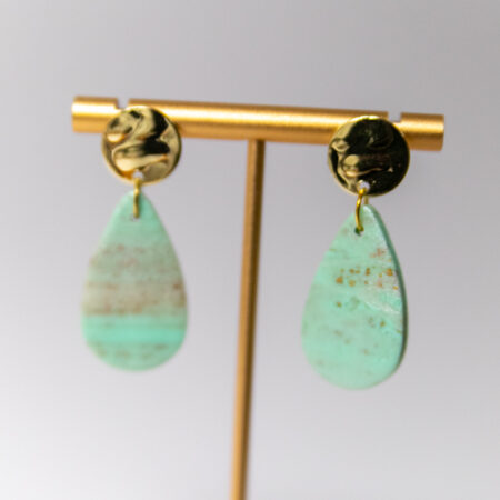 Minty Mint: Small Teardrop Dangle Earring